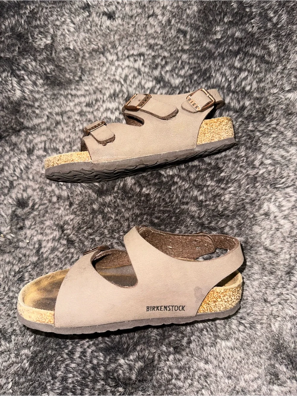 Birkenstock Mocha Roma Birko-Flor Slingback Sandal Toodler Sz 9-9.5 Boho Preppy